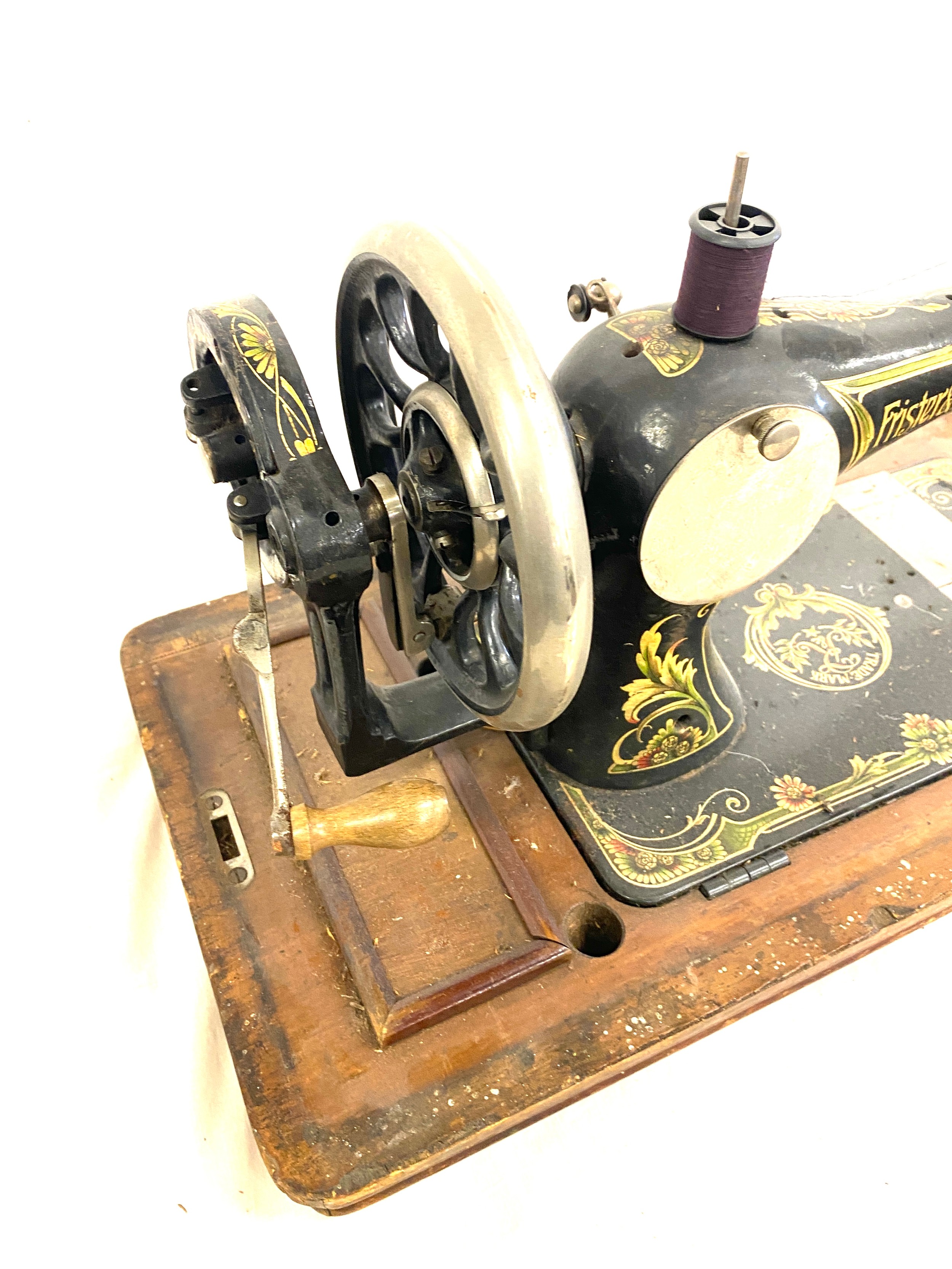 Vintage cased Frister and Rossmann sewing machine - Image 3 of 4