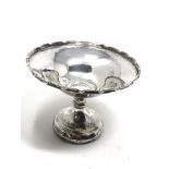 Silver sweet dish Birmingham silver hallmarks measures approx 10cm dia weight 87g