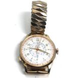 Vintage Fero Feldmann sport swiss gents wristwatch hand winding the watch is ticking