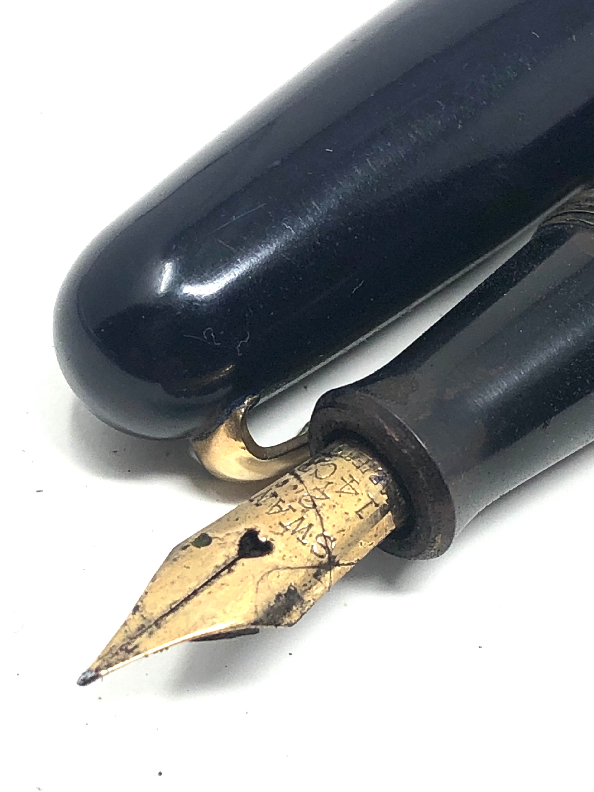 14ct gold nib swan mabie todd & co fountain pen - Image 3 of 3