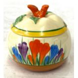 Clarice Cliff jam pot Crocus pattern