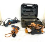 Selection of power tools to include sander, glue gun etc, all untested