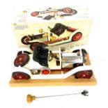 Vintage Mamod steam Roadster with original box and packaging as new