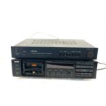 Akai tape deck, Rotel amp, bot untested