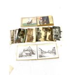 Selection of vintage postcards