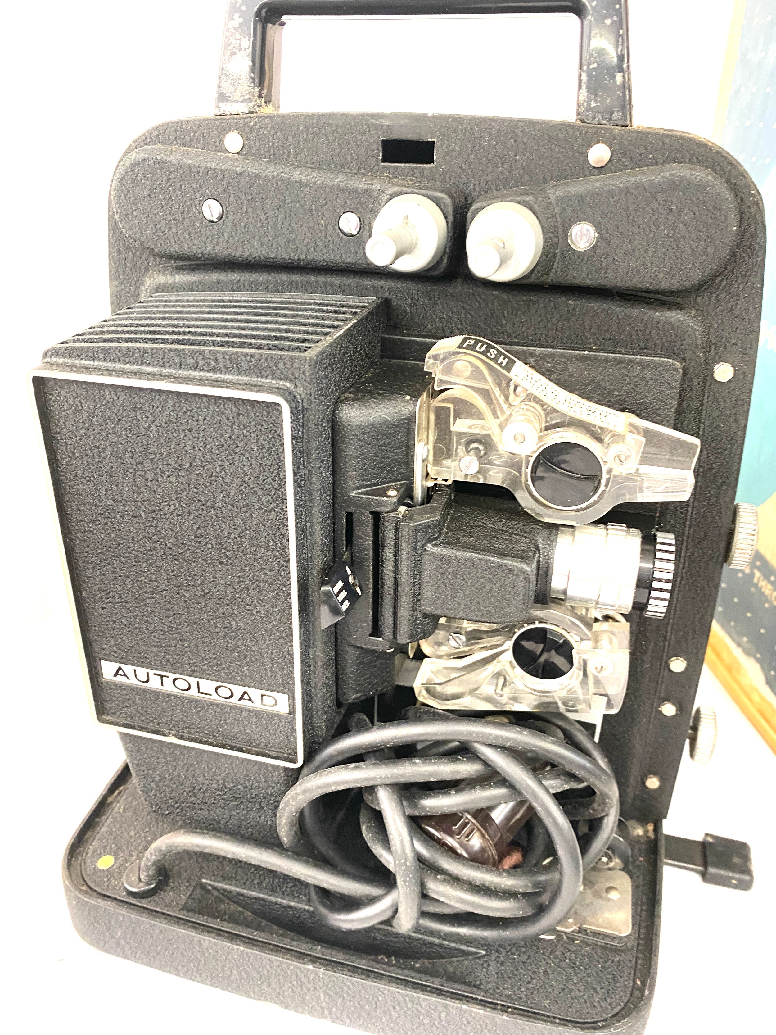 Bell and Howell auto load cased projector, untested - Image 2 of 2
