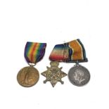 ww1 trio medals to l-35137 dvr.f.walker r.f.a