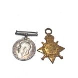 pair of ww1 mons star medals to 9713 pte a gregory roy north lancs