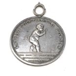 Rare early Royal Humane Society instituted 1774, awarded 1788, a cherub protects the flame of