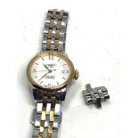 Ladies tissot 1853 automatic wristwatch in working order