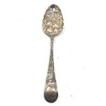 Georgian silver berry spoon london silver hallmarks