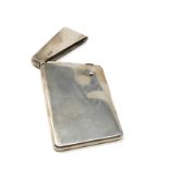 Antique silver card case