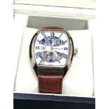 Boxed earnshaw gents wristwatch in working order