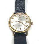 Gents Retro 1970's Roamer Stingray Roto 44 Date Wrist Watch the watch is ticking