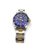 Gents Invicta automatic professional 660ft-200m gents wristwatch the watch is ticking