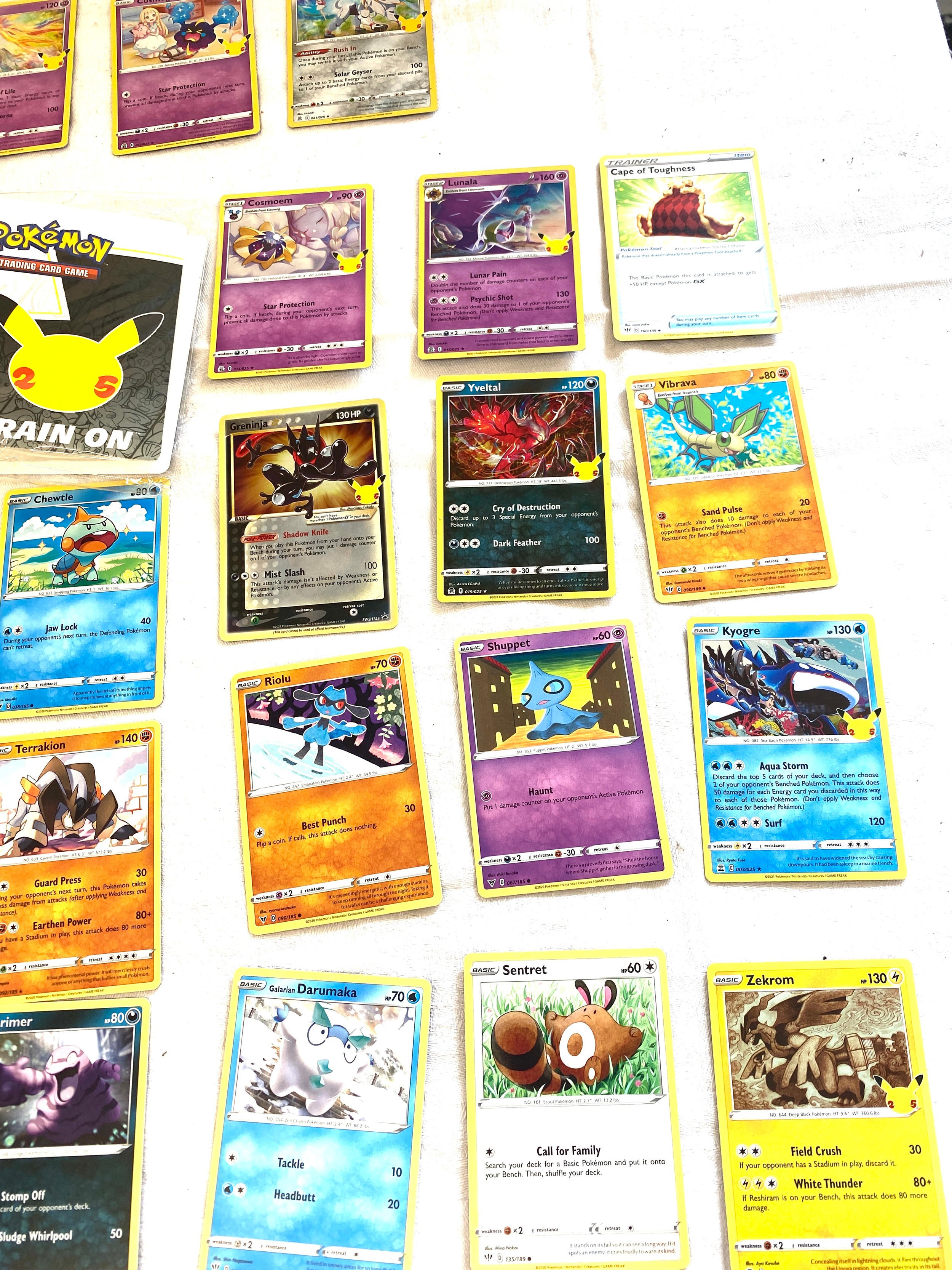 Selection of Pokemon 25th Anniversary collectors cards - Image 4 of 6