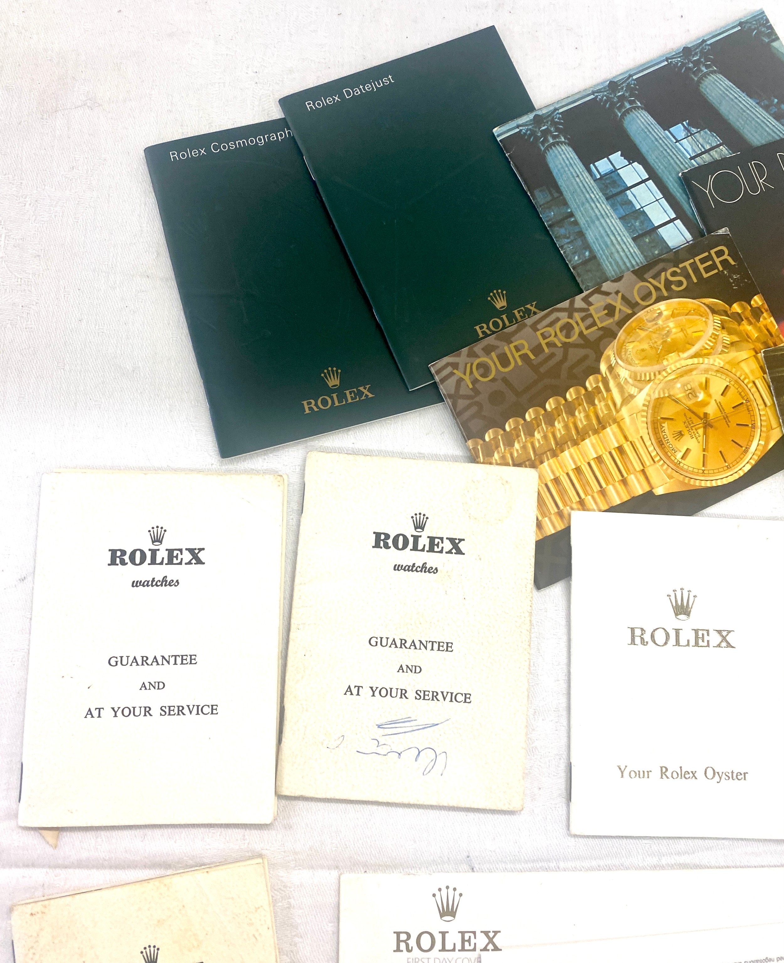 Selection of original Rolex collectable pieces to include Rolex manuals, ladies leather Rolex strap, - Image 5 of 5