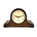 Nelson 3 keyhole mantel clock, untested no key