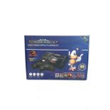 Sega Mega Drive Mini Classic 40+ Games boxed HDMI 2 controllers, untested