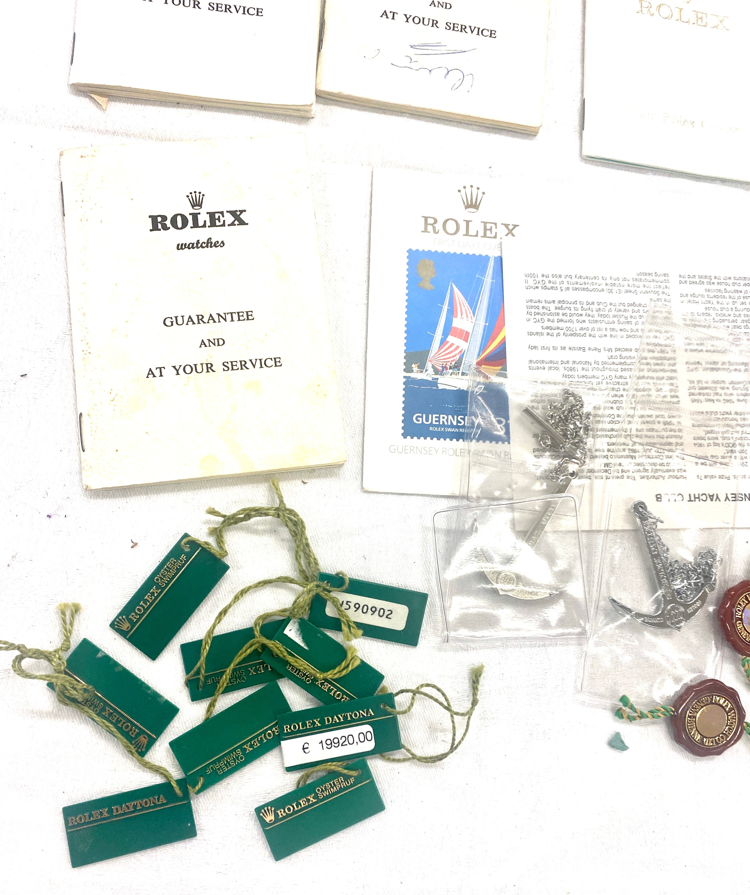 Selection of original Rolex collectable pieces to include Rolex manuals, ladies leather Rolex strap, - Image 2 of 5