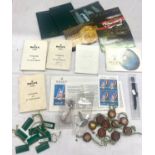 Selection of original Rolex collectable pieces to include Rolex manuals, ladies leather Rolex strap,