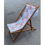 2 Folding new deck chairs