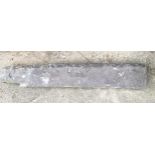 Antique slate step measures approx 7" wide tall 42" long 4" depth