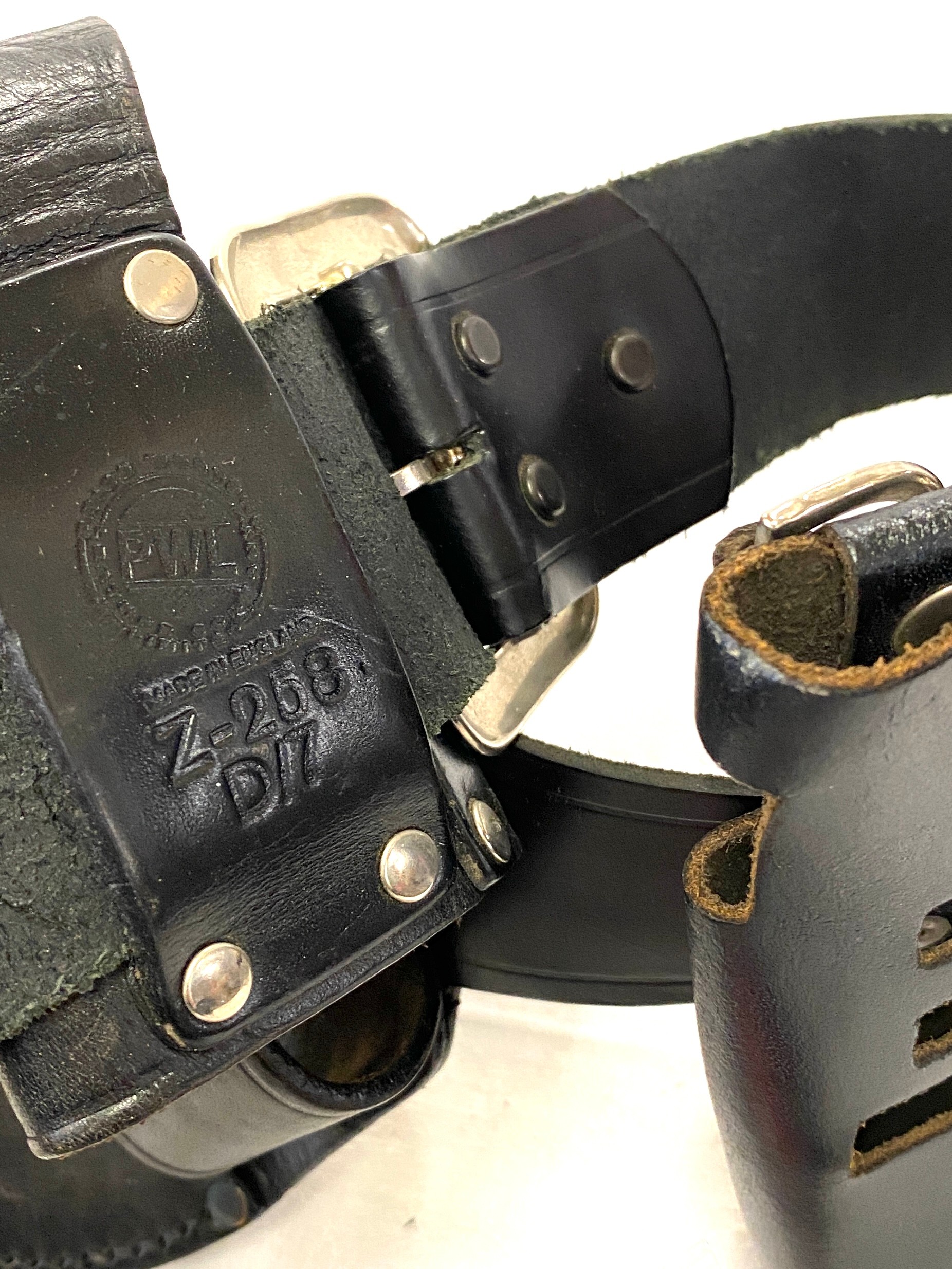 Leather P9206 PWL duty belt - Image 4 of 4