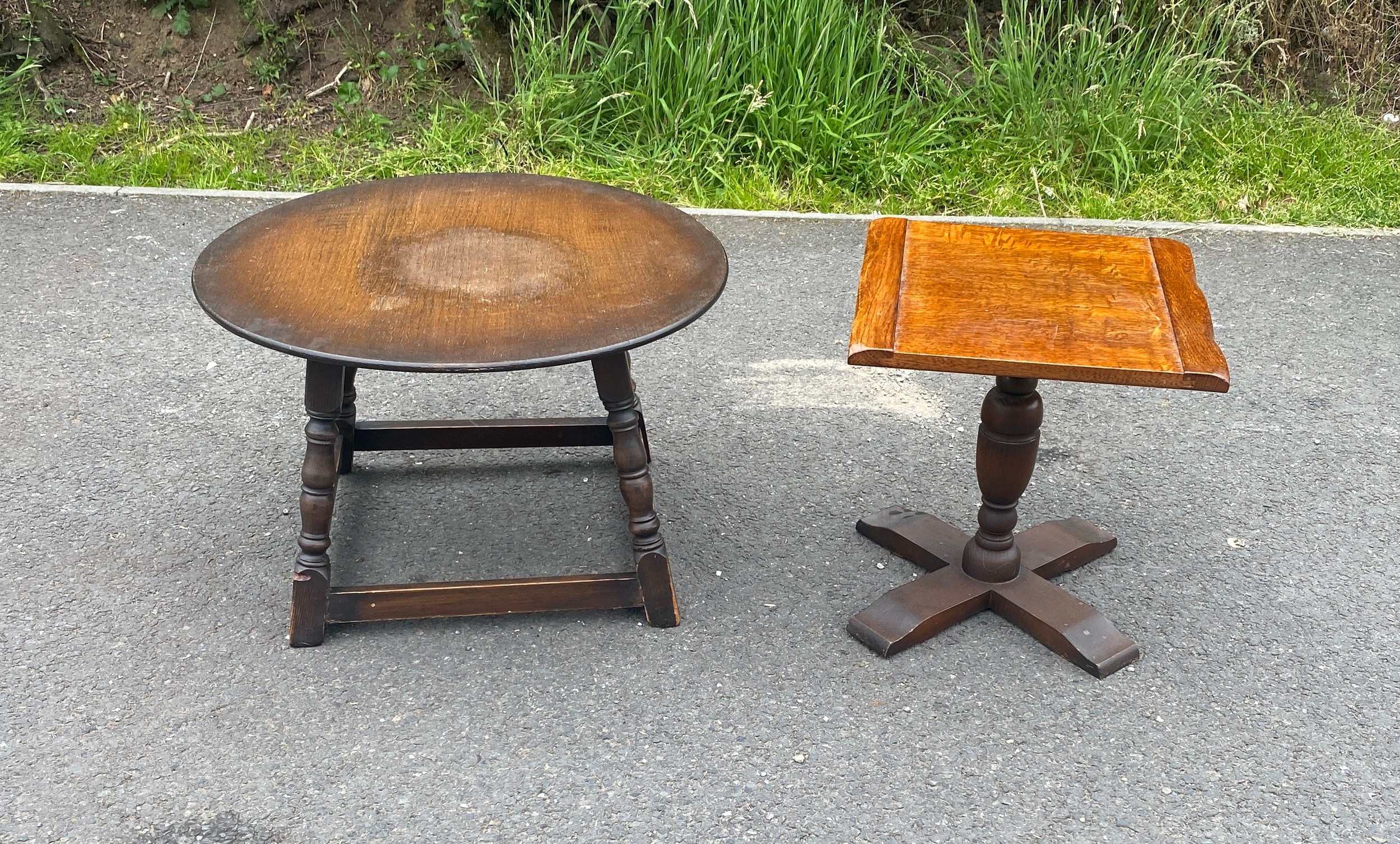 2 Vintage occasional tables - Image 3 of 3