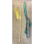 6"6 inch long bow, 50th draw weight w 28" with cw 15 arrows