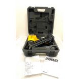Dewalt air compression nail gun, model DPN9033 - XJ, with case and manual, working order
