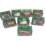 A collection of 8 Vintage boxed Persil vehicles to include washes whiter, warrington fire brigade