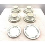 A vintage part Salisbury bone china tea service set