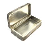 Antique Victorian silver trinket box by F&Co Birmingham silver marks