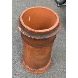 Terrecota chimney pot measures approx 23.5 inches tall