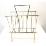 Retro metal magazine rack