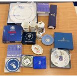 Large selection of miscellaneous to include named boxed pottery, Wedgwood etc