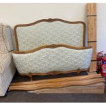 4ft6" French sleigh bed, with slats