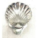 Victorian Silver Shell Dish, James Deakin, 1900, London silver hallmarks, makers mark JD WD