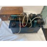 Model / watch makers Lathe and a box of accessories