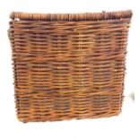 Rattan waldorf laundry/ log basket