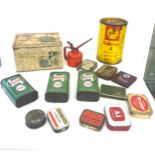selection of assorted Tins includes Shell, A1 Light etc