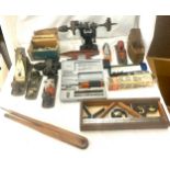 Selection of assorted tools to include planes etc