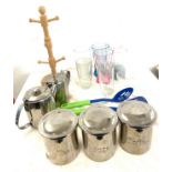 Selection of miscellaneous includes glasses, utensils etc