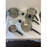 Selection of hell's kitchen pots and pans