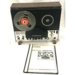 Tandberg 6000x Reel to Reel Tape Player untested, with large quantity of recording tapes - used
