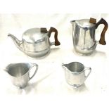 Picquot ware vintage Tea / Coffee pot, 2 jugs