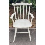 Painted carver chair