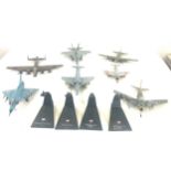 Selection of 33 model planes and stands