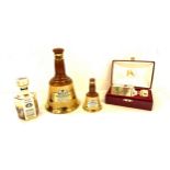 Selection of Sealed Whiskey Miniatures includes Bells, gordon Highlander etc